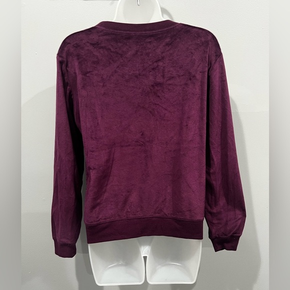 HONEY DEE women’s Plush Purple Lounge 2pcs Set/size M - Picture 4 of 10